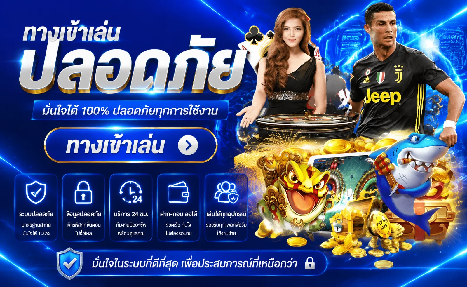 ค่ายเกมสล็อตและคาสิโนสดที่รวมอยู่บน LUCABETKING